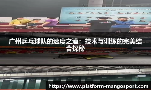 广州乒乓球队的速度之道：技术与训练的完美结合探秘